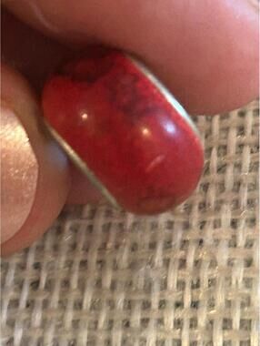 Lot a699  bead charm bracelet 925 sterling silver